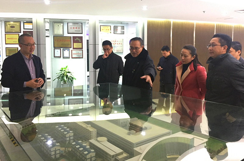 吴主席一行了解和关切6686体育公司园区建设