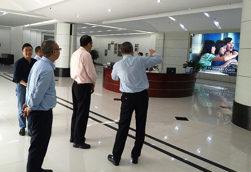 坂田街道办党工委副书记、办事处主任林逸涛一行莅临6686体育调研